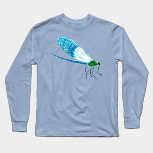 Blue damselfly Long Sleeve T-Shirt